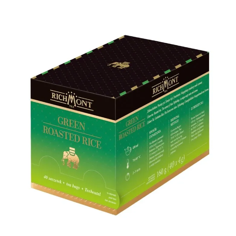 Herbata RICHMONT Green Roasted Rice 40x4g - Zielona
