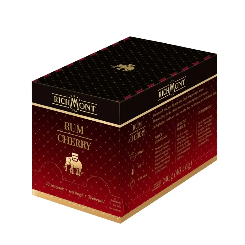 Herbata Owocowo-Ziołowa RICHMONT Rum Cherry 40x6g
