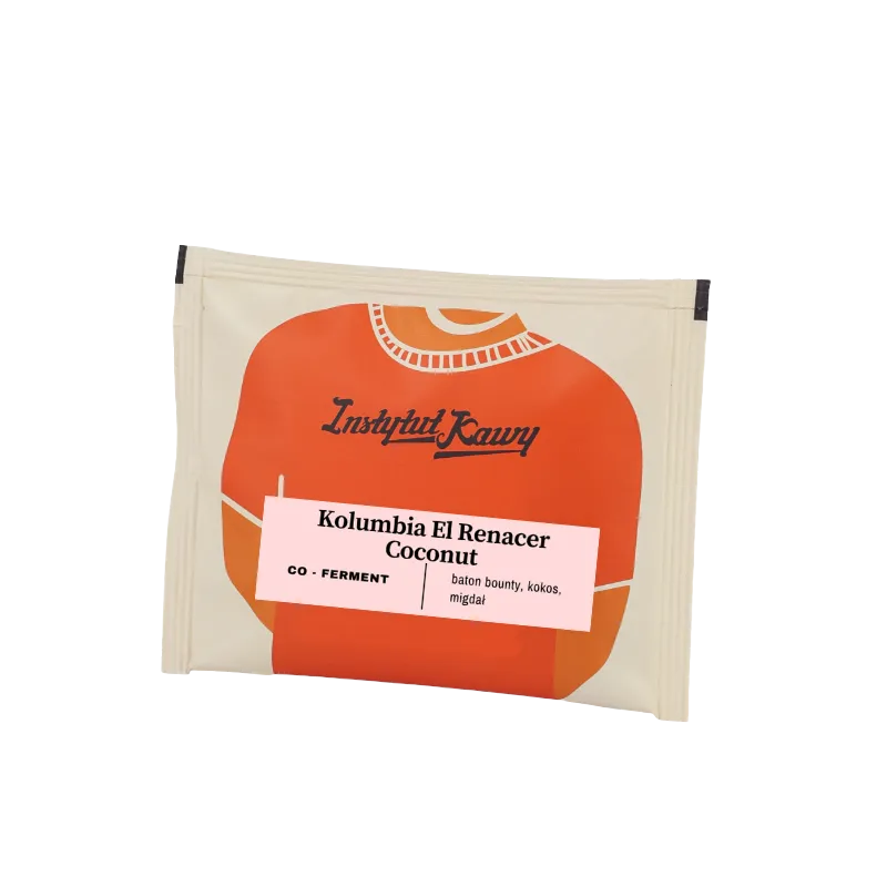 Drip Bag Coffee INSTYTUT KAWY Kolumbia El Renacer Coconut 6x12g