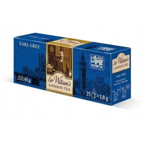Herbata SIR Williams London Tea Earl Grey 25x2g - Czarna