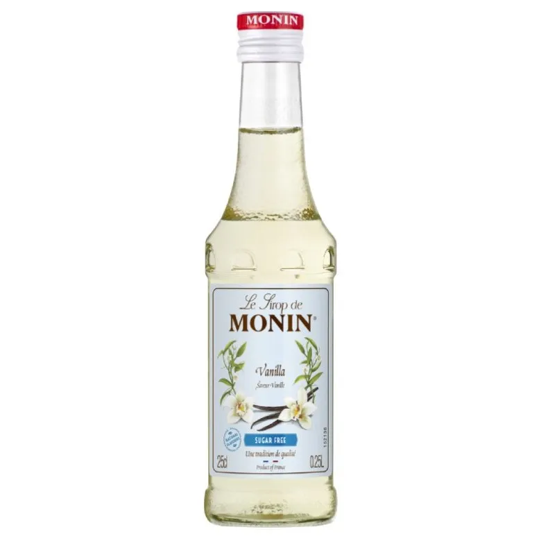 Syrop VANILLA SUGAR FREE MONIN - Syrop Bezcukrowy Waniliowy 0,25 l