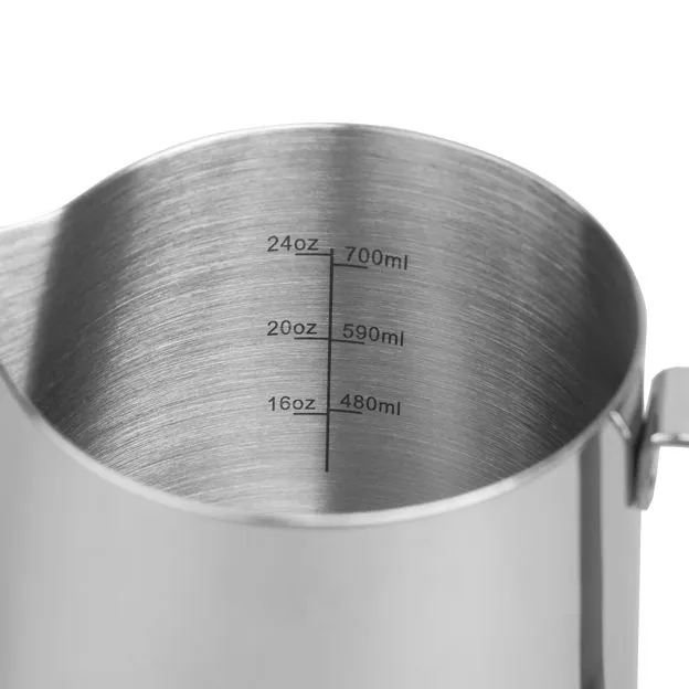 Dzbanek Do Spieniania Mleka RHINOWARES Stainless Steel Pro Pitcher - Srebrny 950 ml