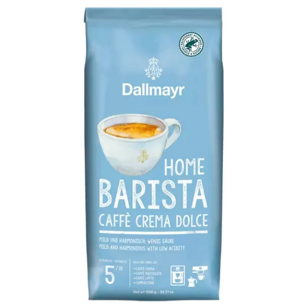 Kawa Ziarnista DALLMAYR Home Barista Caffe Crema Dolce 1kg