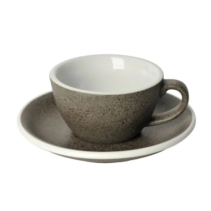 Filiżanka LOVERAMICS Egg Do Flat White 150 ml - Granitowy