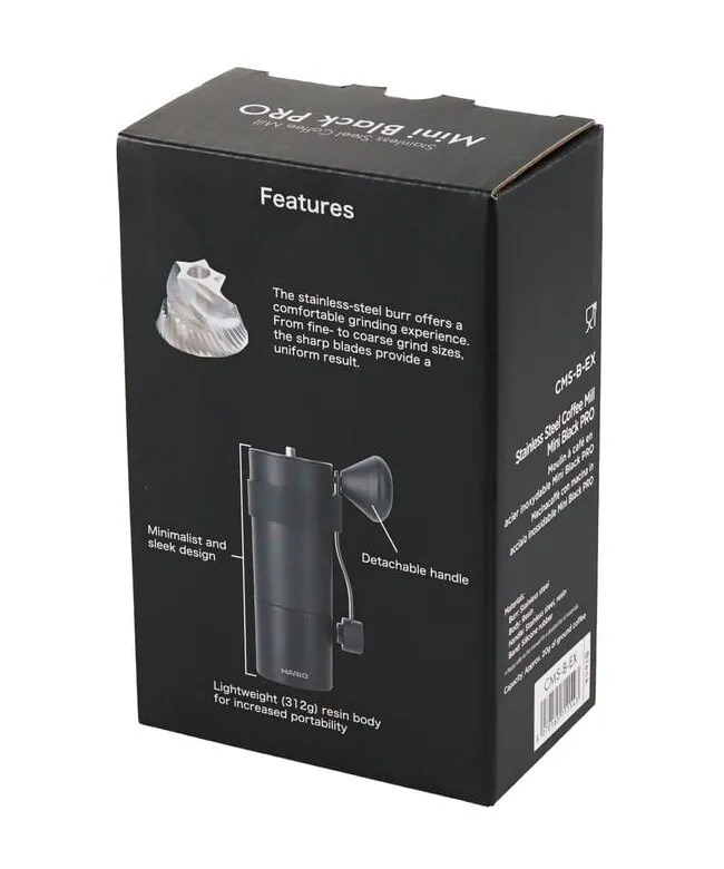 Młynek Do Kawy HARIO Mini Black Pro - Czarny