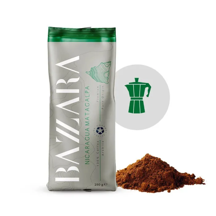 Kawa Mielona BAZZARA Espresso Nicaragua Matagalpa Moka 250g