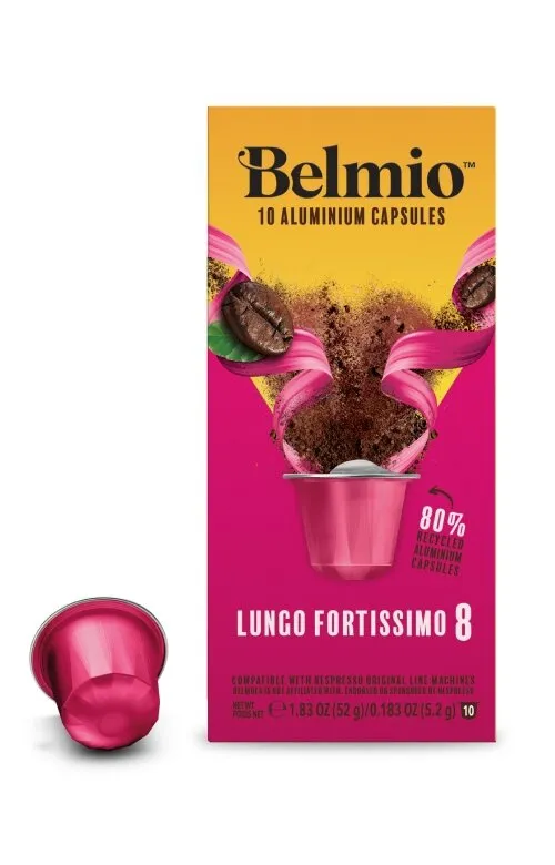 Kapsułki Do Nespresso BELMIO Lungo Fortissimo 10 Sztuk