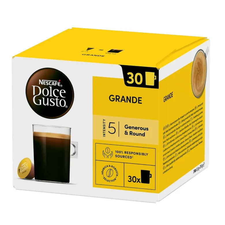 Kapsułki Nescafé Dolce Gusto Grande 30 Sztuk