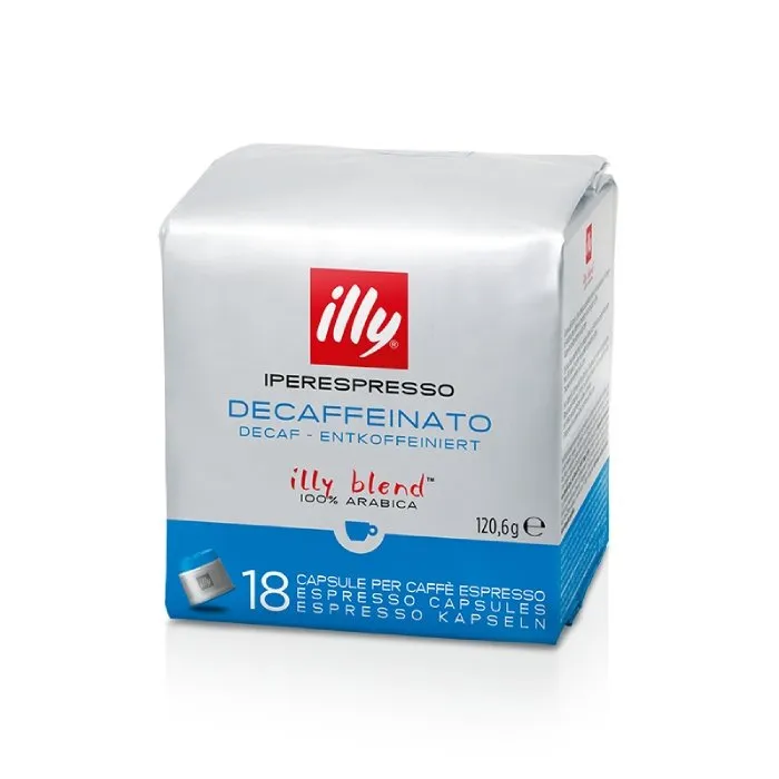 Kapsułki ILLY Iperespresso Decaffeinato - 18 szt