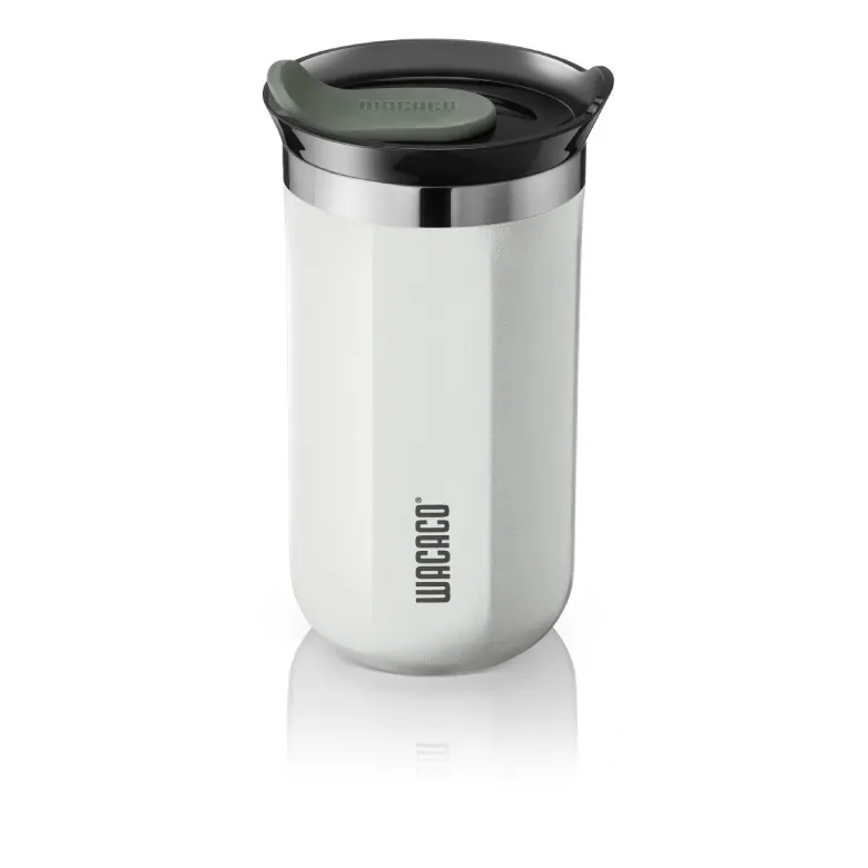Kubek Termiczny WACACO Octaroma Lungo Ceramic White 300ml - Biały