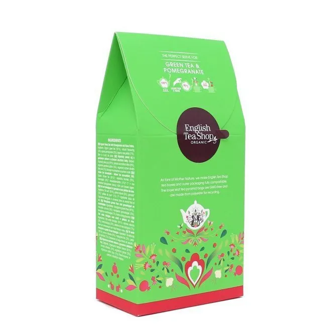 Herbata ENGLISH TEA SHOP Green TEA & Pomegranate 15x2g - Zielona