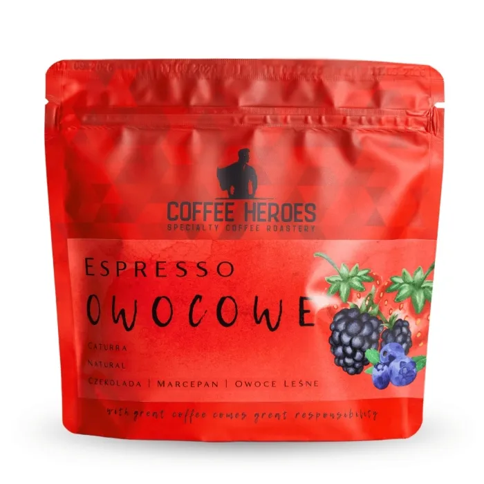 Kawa Ziarnista COFFEE HEROES Owocowe Espresso 250g