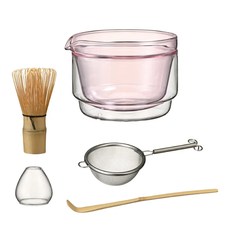 Zestaw Do Matchy HARIO Matcha Tea Gift Set - Różowy