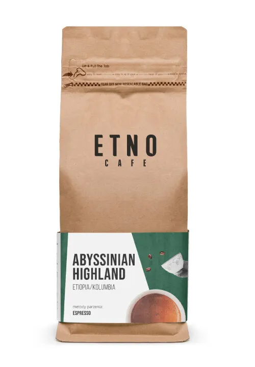 Kawa Ziarnista ETNO CAFE Abyssinian Highland 1kg