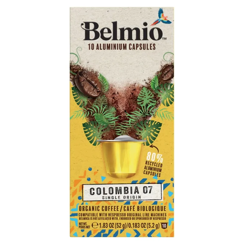 Kapsułki Do Nespresso BELMIO Colombia 10 Sztuk