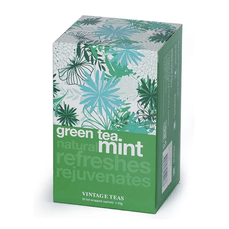 Zielona Herbata VINTAGE TEAS Green Tea Natural Mint - 30x1,5g