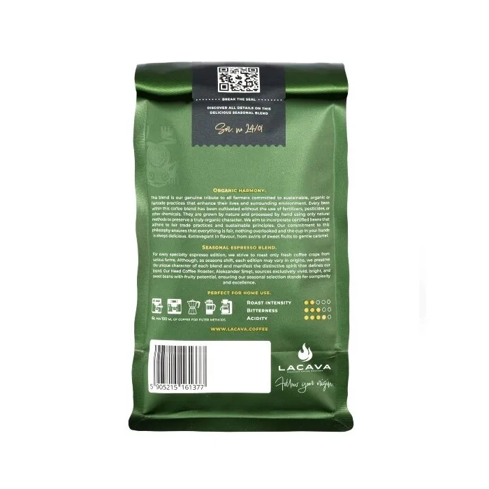 Kawa Ziarnista LACAVA Certified Espresso Blend 350g