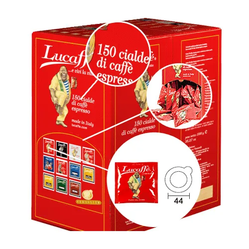 Kawa LUCAFFE Classic - Saszetki ESE 150 Sztuk