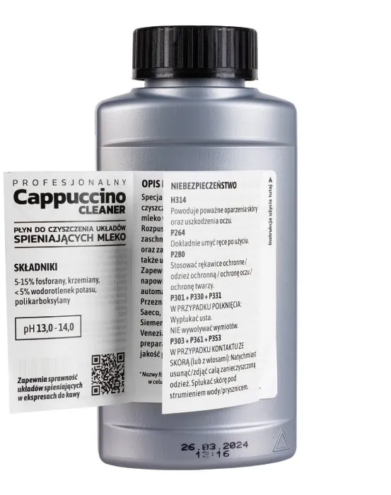 Płyn Do Czyszczenia Systemu Mleka COFFIX Cappuccino Cleaner 250ml