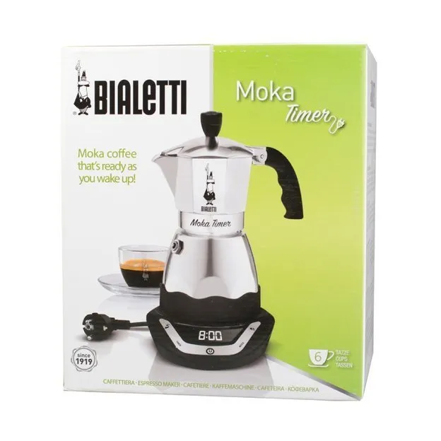 Kawiarka Elektryczna BIALETTI Moka Timer 6 Filiżanek