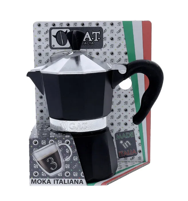 Kawiarka GAT Supermoka Black 3 Filiżanki