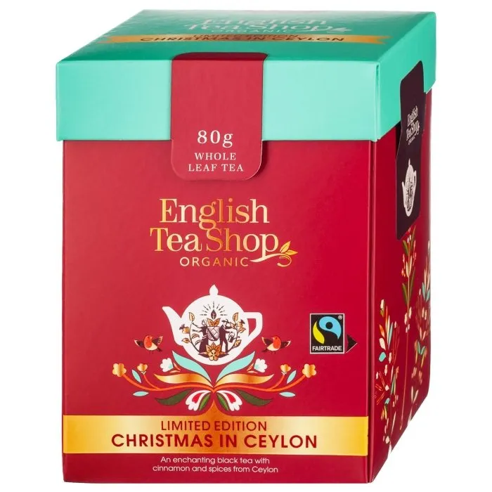 Herbata Świąteczna ENGLISH TEA SHOP Christmas In Ceylon 80g